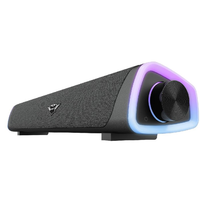 Trust Gaming Barra de Sonido GXT 620 Axon, 12W, 2.0 Canales, para Ordenador, Gaming
